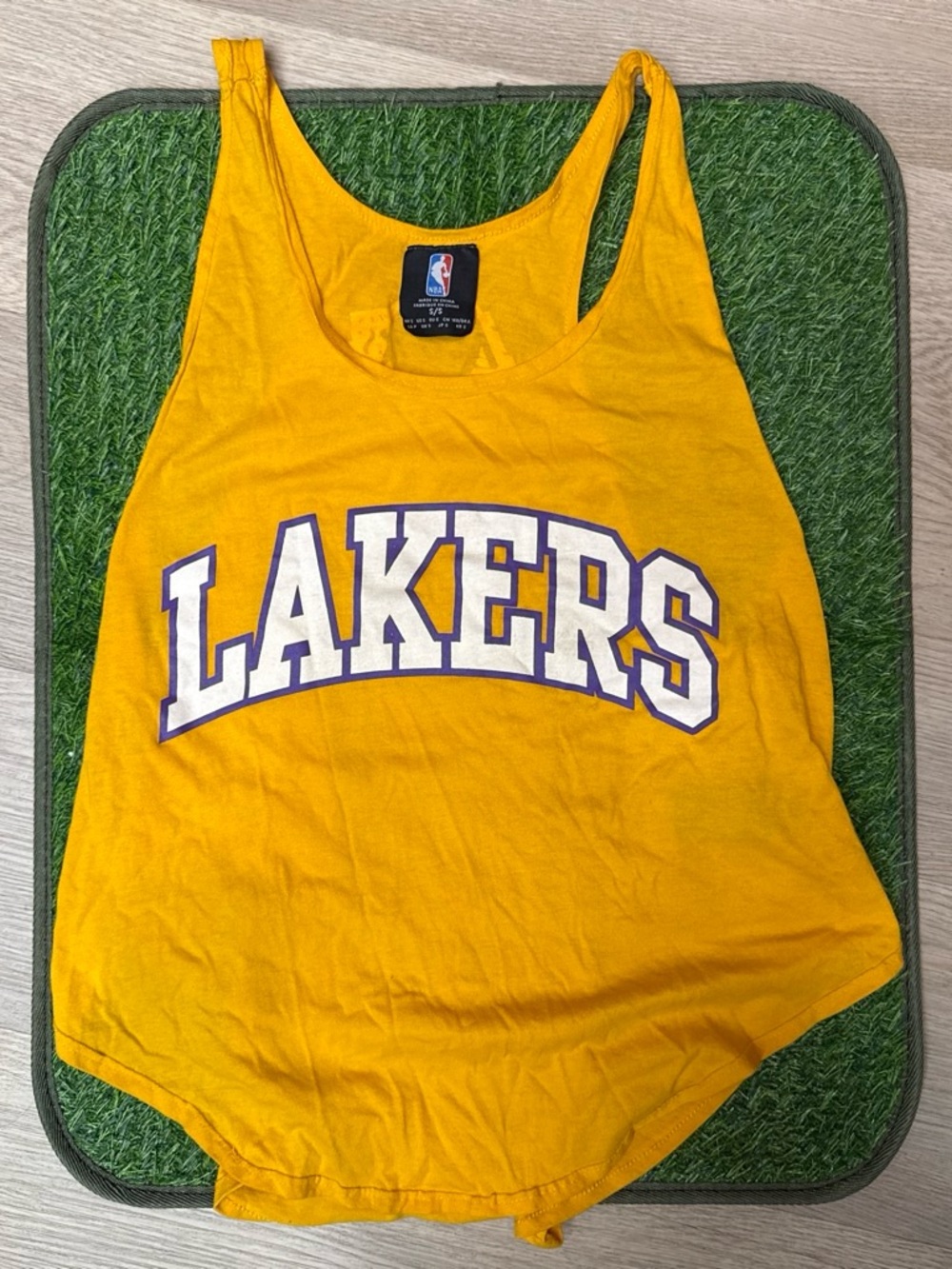 NBA Los Angeles Lakers Yellow Tank Top